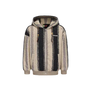 NSTNEW START Velvet feel Coat Unisex Blue White