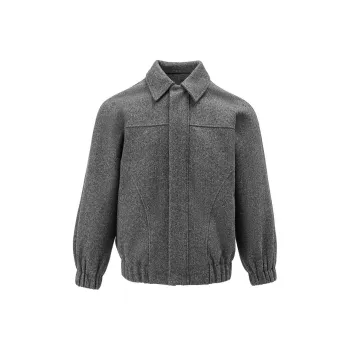 ETERNITY ITA Velvet Cargo Jacket Unisex Gray