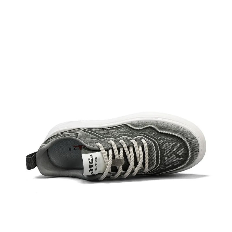 G.N.SHIJIA Slip Resistant Cushioning Abrasion Resistant Lightweight Low Top Skateboard Shoes Men's-11
