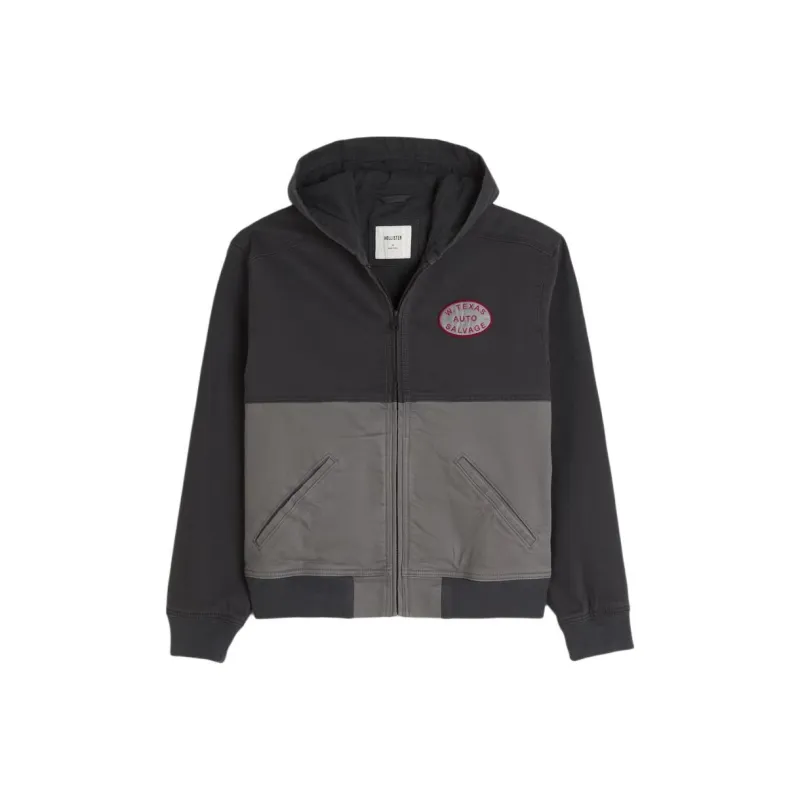 Hollister Jackets Coats Men's Dark Gray-0