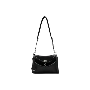 Balenciaga Calfskin Shoulder Bag Men's Black