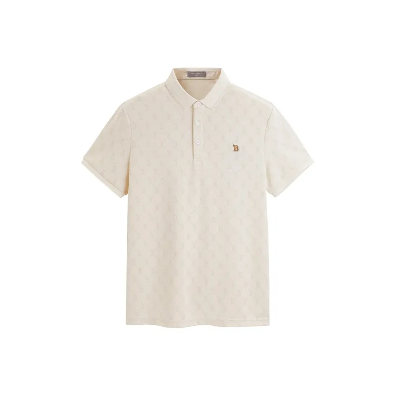 PEACEBIRD MEN Polo Shirt Men's Khaki, Batch 1-0