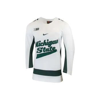 Nike Ohio State Men's College Hockey Jersey Baseball Jacket Men's White