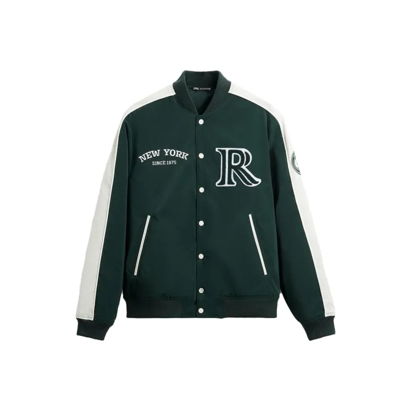 ZARA Jackets Men Green-0
