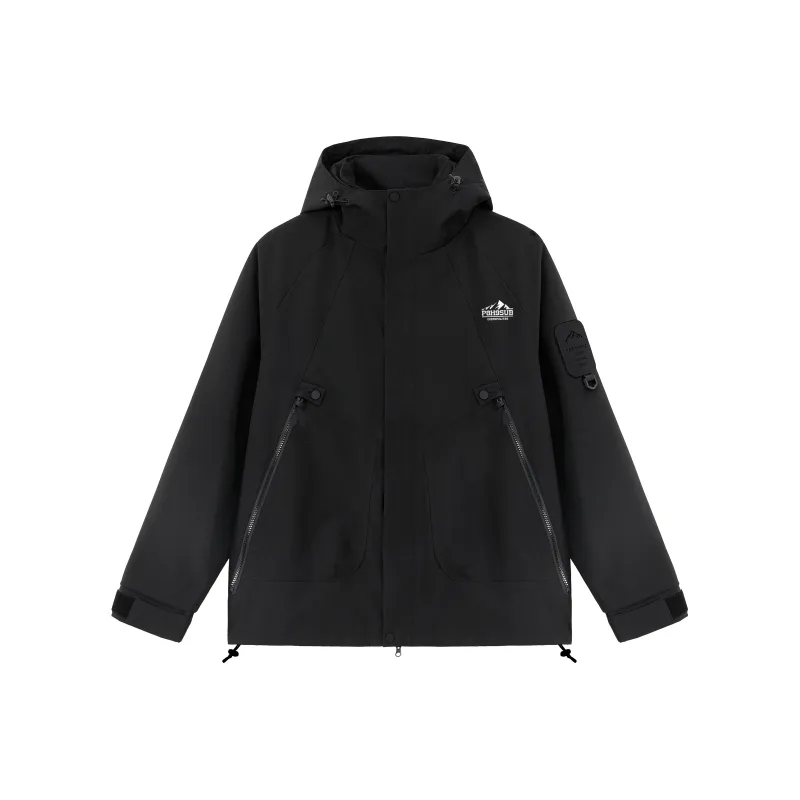 P8H9 Water Resistant Windproof Breathable Warm Lightweight Windbreaker Jacket Unisex-5