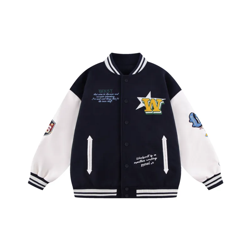 WORKSOUT Baseball Jacket Unisex-4