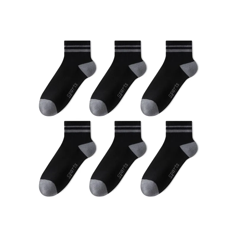 Urban Beauty Mid Calf Socks Men's 6 Pack-5