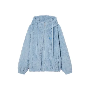 Mmlg Velvet feel Coat Unisex Sea Salt Blue