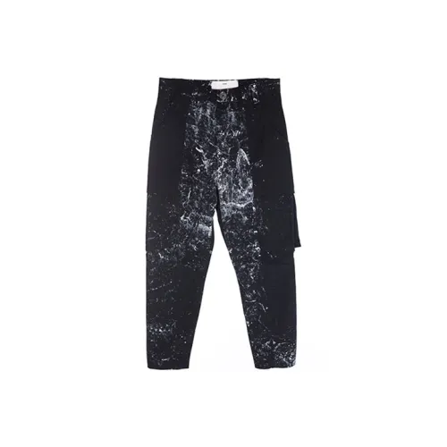 SONG FOR THE MUTE Cargo Pants Men Black