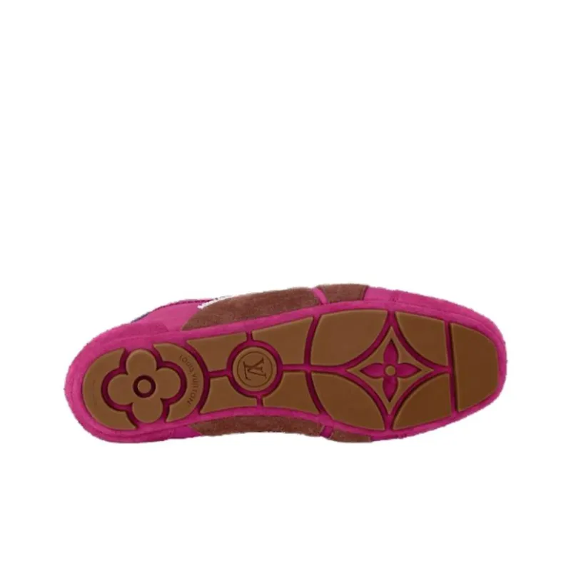 LOUIS VUITTON Sneakerina German Army Trainers Low Top Casual Shoes Women's Fuchsia-5