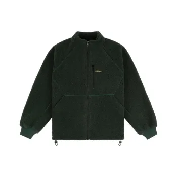 Dime MTL FW24 Velvet feel Coat Unisex Green