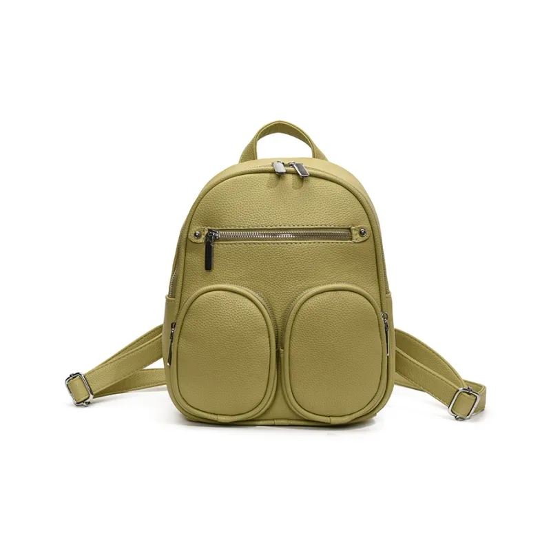 Wenpercy PU Backpack Women's Multicolor-12