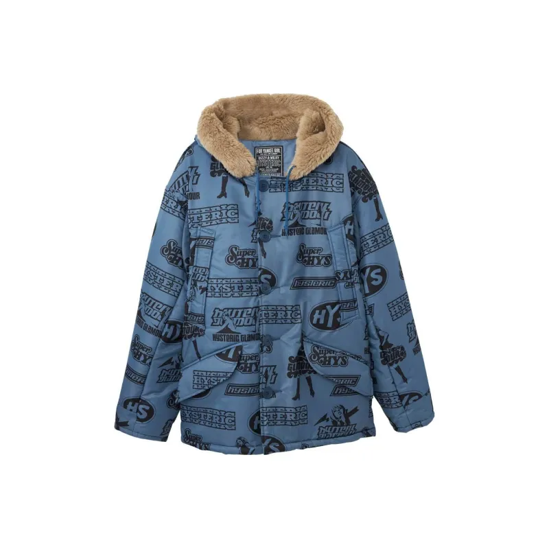HYSTERIC GLAMOUR Jackets Men Blue-0