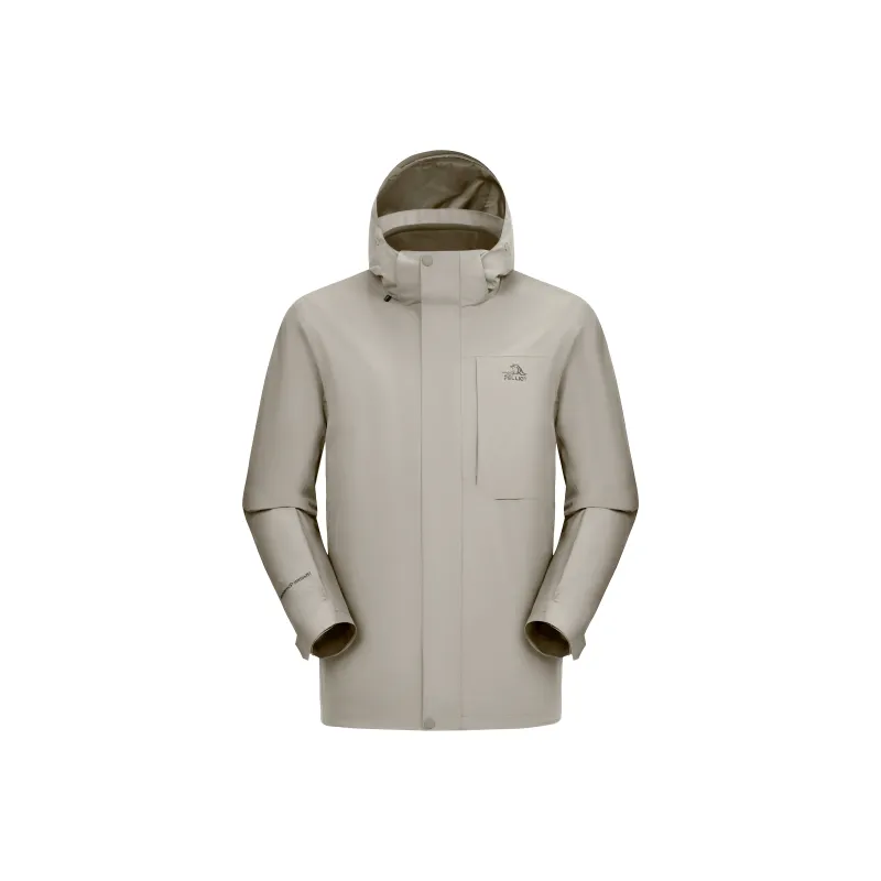 PELLIOT Water Resistant Windproof Breathable Warm Detachable Windbreaker Jacket Men's-8