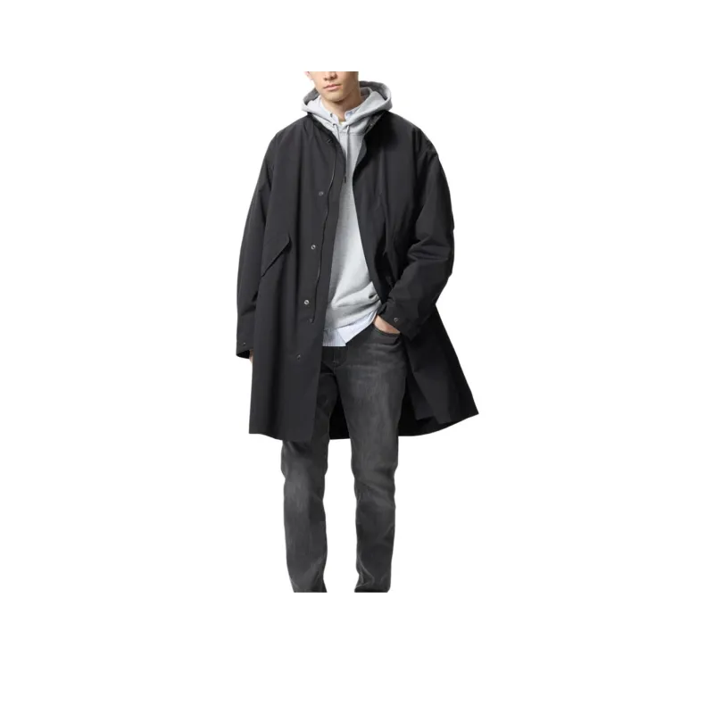 UNIQLO Coats Men Black-0