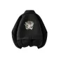 Black (Distressed Angel Back Logo)