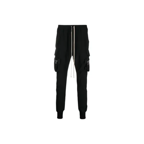 RICK OWENS Cargo Pants Men Black
