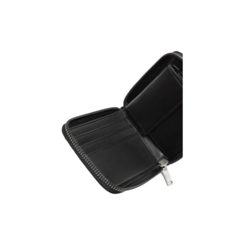ZARA Polyurethane Wallet Men's Black-2