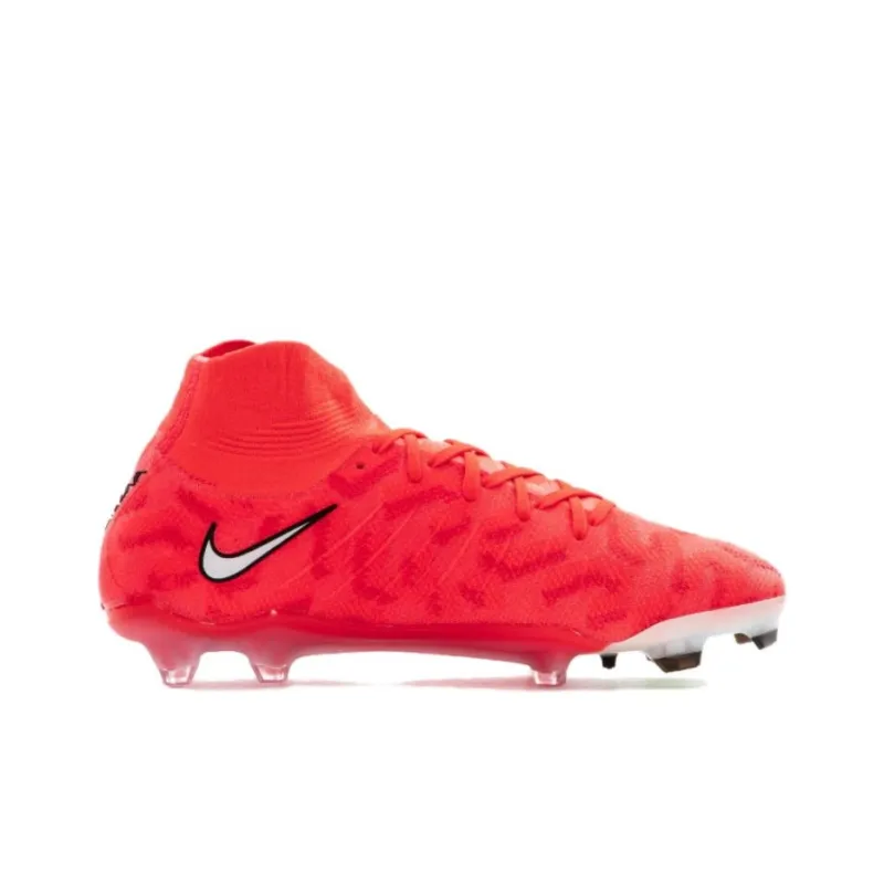 Nike Phantom Luna Elite FG Rubber Long Studs Anti Slip Wear Resistant Soccer Shoes Women's Red-1