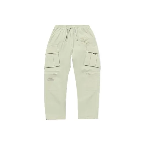 LiNing x GUGONG·BAOYUNLOU Casual Pants Unisex Maroon Gray Green