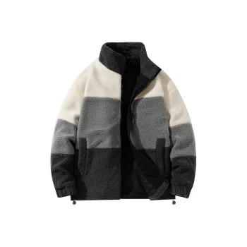 GROGNAK Panelled And Zippered Design Unisex Jacket