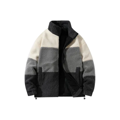 GROGNAK Panelled And Zippered Design Unisex Jacket