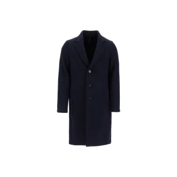 HARRIS WHARF LONDON Coat Men's Dark Blue