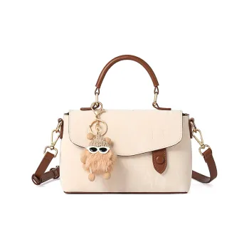 TUCANO PU Shoulder Bag, Crossbody Bag, Handbag Regular Women's Ecru/Black/Camel/Brown