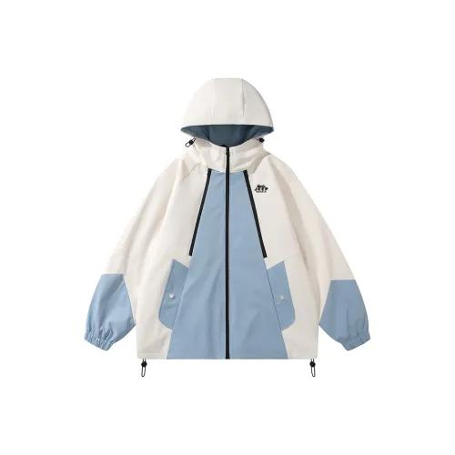 JEEP SPIRIT Windproof Breathable Wear Resistant Warm Water Repellent Rainproof Windbreaker strukturierter River Unisex