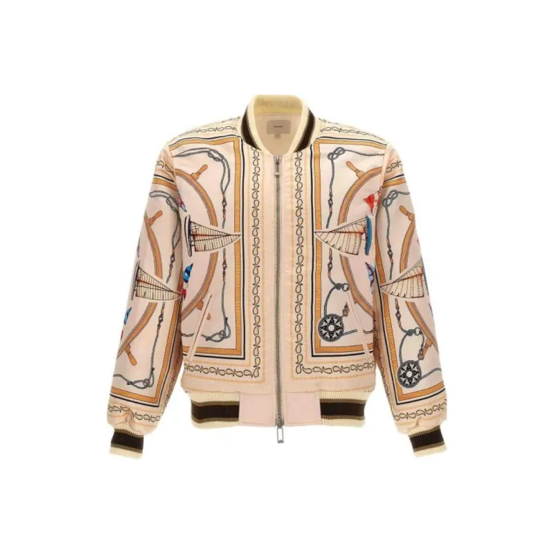 RHUDE X Nautica Satin Bomber Jacket-0