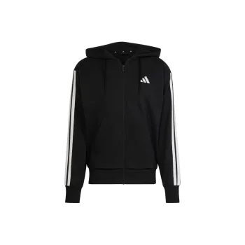 Adidas Essentials 3 Stripes French Terry Full Zip Hoodie