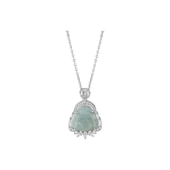 Phoenix Temple Jewelry Ice Glutinous Jadeite Necklaces Women's