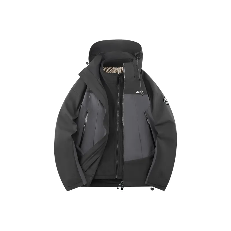 Jeep Urban Living/Travel/Commuting Keep Warm And Windproof Windbreaker Jacket Unisex-5