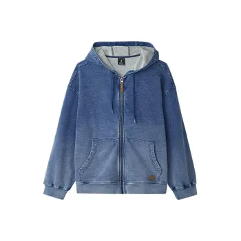 Skechers Jacket Unisex Denim Tie Dye Blue