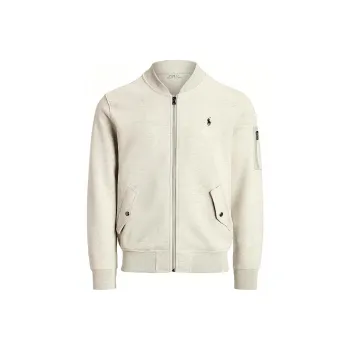 Polo Ralph Lauren FW23 Baseball Jacket Men's Light Gray