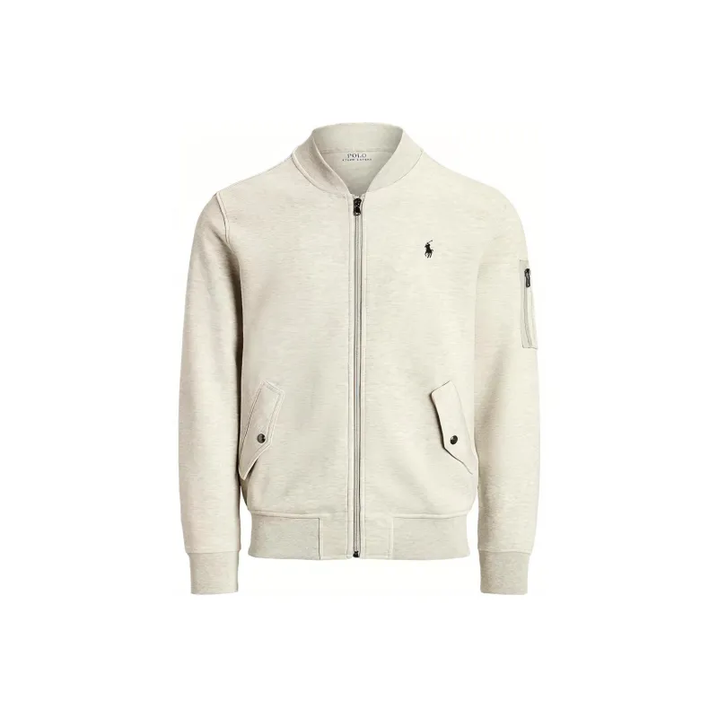 Polo Ralph Lauren FW23 Baseball Jacket Men's Light Gray-0