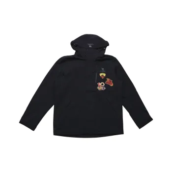 CAMEL All-weather Water-Resistant Windproof Warm And Rainproof Windbreaker Jacket Unisex Black