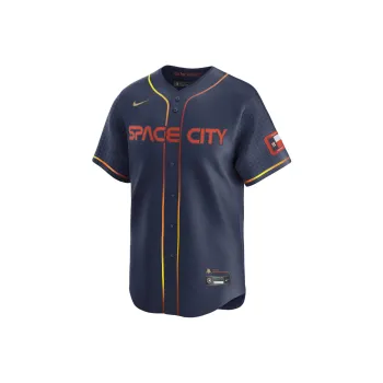 Nike x MLB Kyrie Irving Houston Rockets Dri-FIT Baseball Jacket Men's Marine Blue
