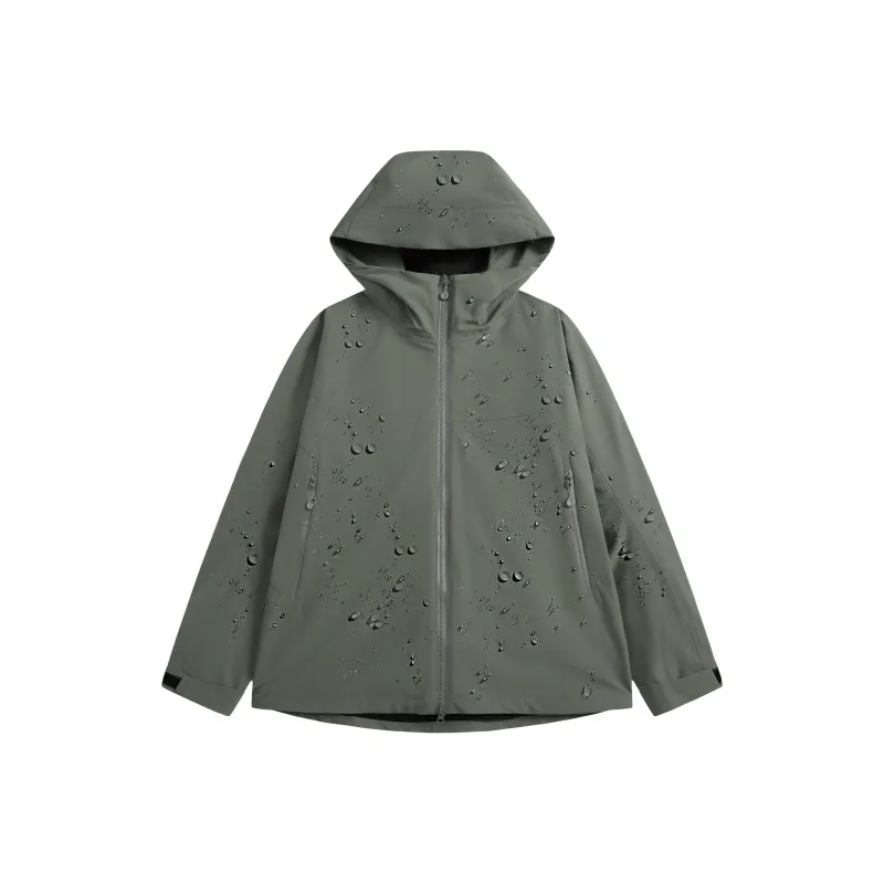 JUNGLE PANDA Water Resistant Windproof Breathable Wear Resistant Warm Windbreaker Jacket Unisex-21