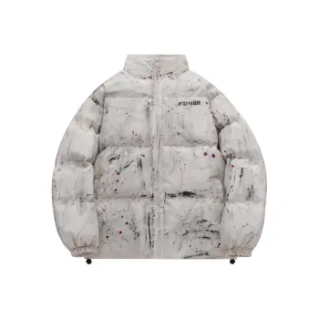 DNBH Puffer Jacket Unisex Mixed Flowers