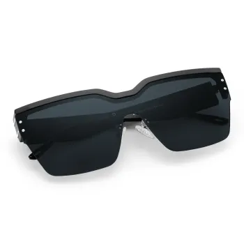 Anxious PC Metal Browline Sunglasses Unisex