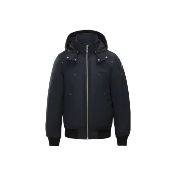 Moose Knuckles Original Ballistic Bomber Jackets Coats Men's Black