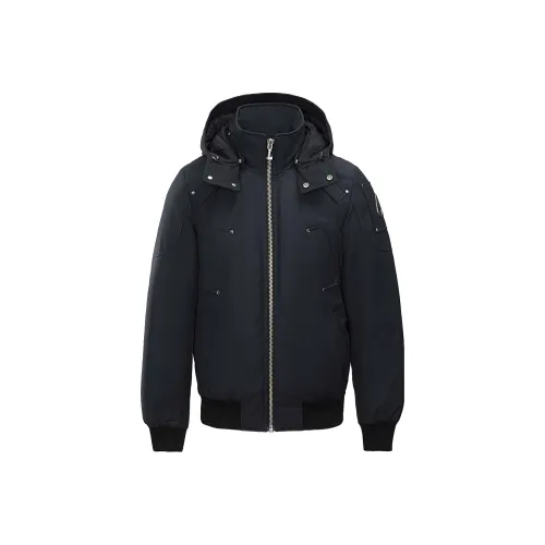 Moose Knuckles Original Ballistic Bomber Jackets Coats Men's Black