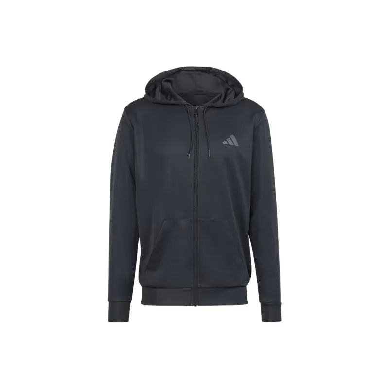 Adidas Train Essentials Seasonal Full Zip Hoodie-0