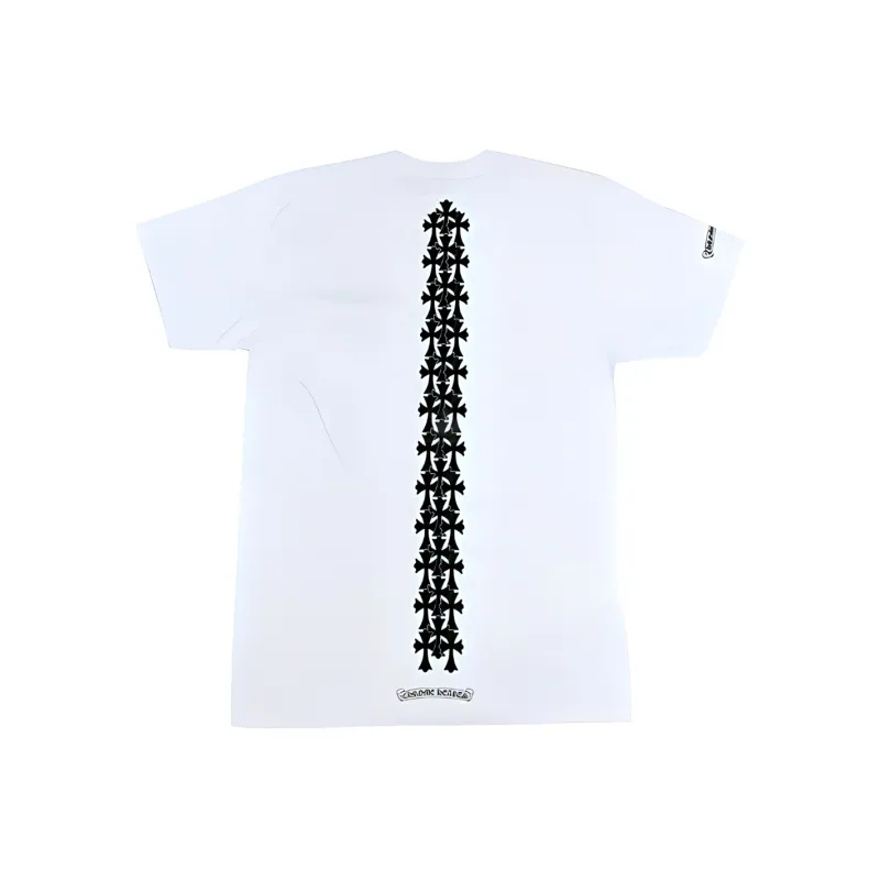 Chrome Hearts Cemetery Cross Tire Tracks T shirt-1