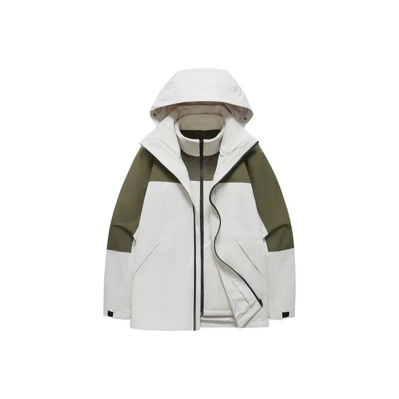 UNIWOLF Water Resistant Windproof Wear Resistant Warm Windbreaker Jacket Unisex-16