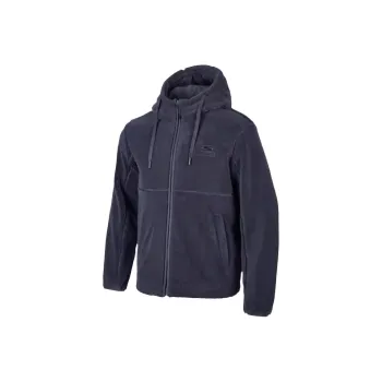 Skechers Basic Sports Series Outlets Velvet feel Coat Men's Ink Gray
