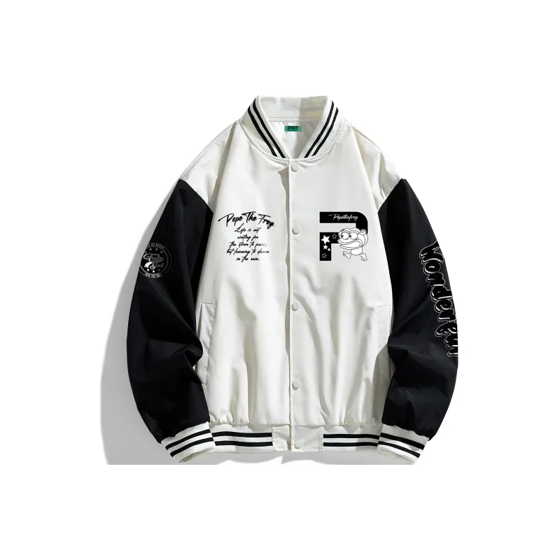 Pepe The Frog Baseball Jacket Unisex-0