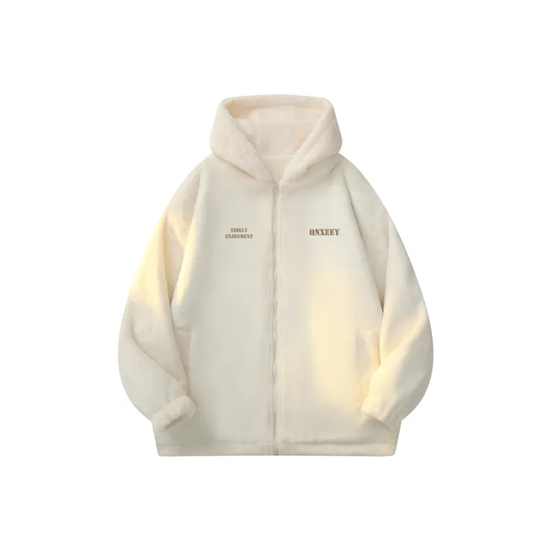Qnxeey Velvet Jackets Unisex-2