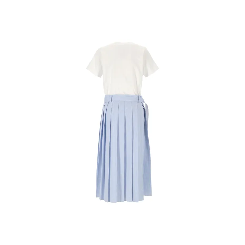 Sacai Pleated Midi Dress-1